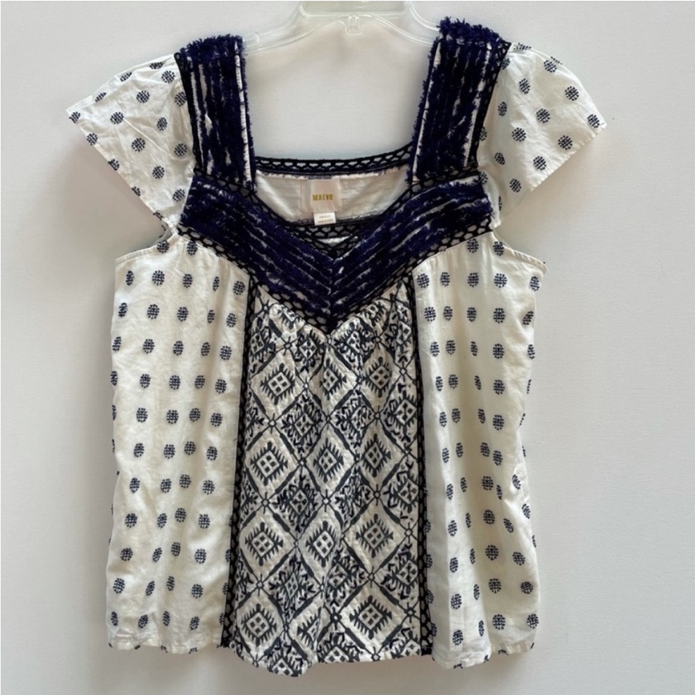 Anthropologie boho Palm Springs fringe top by Maeve NWT - Picture 5 of 10